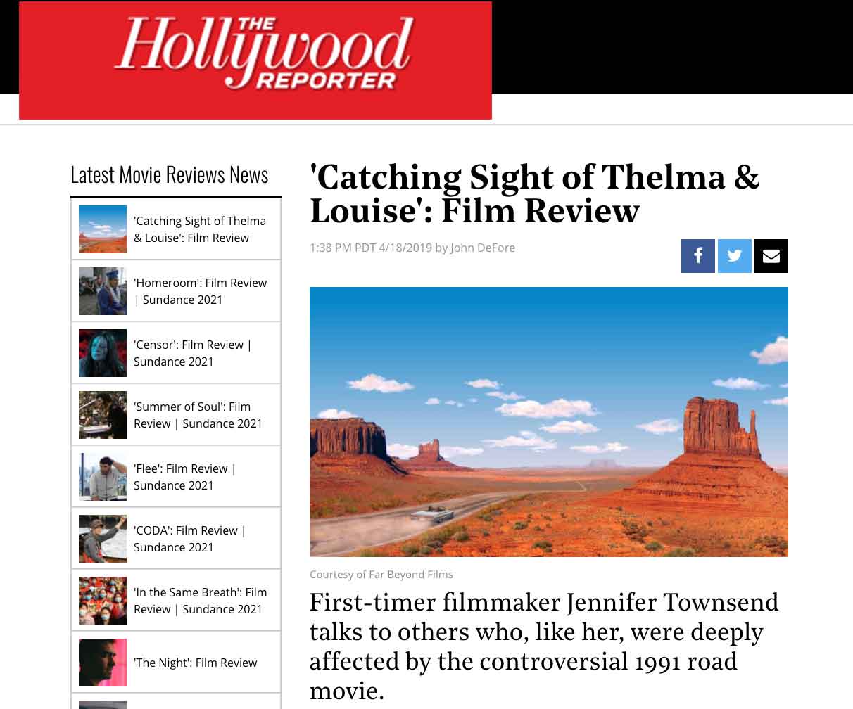 Thelma and Louise movie review (1991)